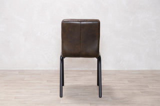Jenson Distressed Leather Dining Chairs