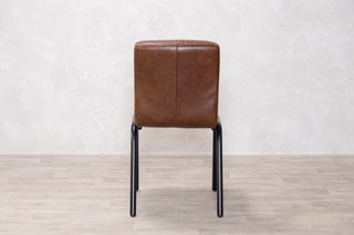 Jenson Distressed Leather Dining Chairs