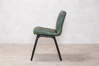 Jenson Distressed Leather Dining Chairs