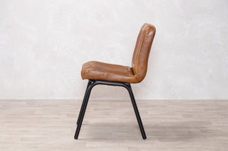 Jenson Distressed Leather Dining Chairs