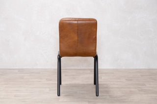 Jenson Distressed Leather Dining Chairs
