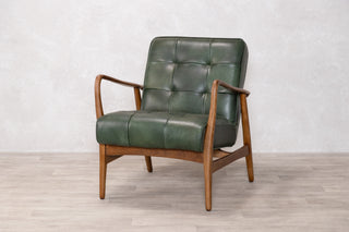 Hamilton Leather Mid-Century Armchair Range