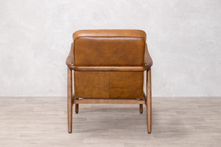 Hamilton Leather Mid-Century Armchair Range