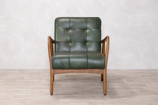 Hamilton Leather Mid-Century Armchair Range