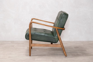 Hamilton Leather Mid-Century Armchair Range