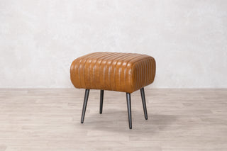 Salcombe Leather Dining Bench