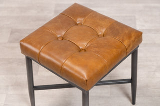 Kingsbridge Full Leather Footstool