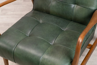 Hamilton Leather Mid-Century Armchair Range