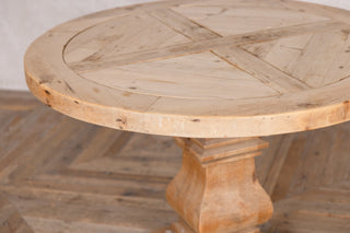 Round Pine Table