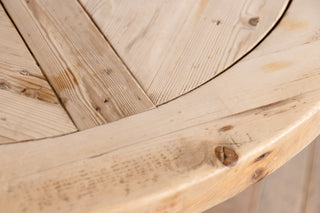 Round Pine Table