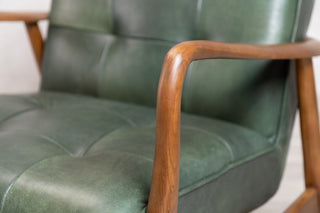 Hamilton Leather Mid-Century Armchair Range