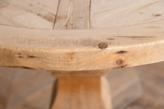 Round Pine Table