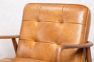 Hamilton Leather Mid-Century Armchair Range