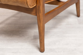 Hamilton Leather Mid-Century Armchair Range