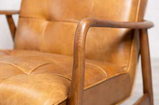 Hamilton Leather Mid-Century Armchair Range