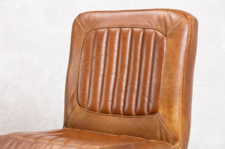 Jenson Distressed Leather Dining Chairs