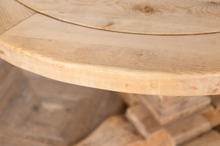 Round Pine Table