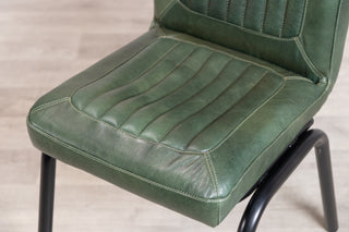 Jenson Distressed Leather Dining Chairs