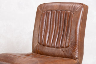 Jenson Distressed Leather Dining Chairs