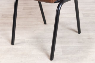 Jenson Distressed Leather Dining Chairs