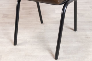 Jenson Distressed Leather Dining Chairs