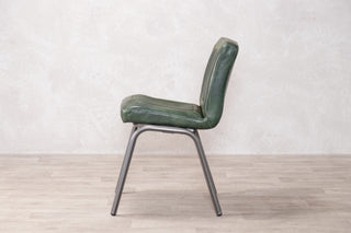 Jenson Distressed Leather Dining Chairs