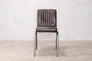 Jenson Distressed Leather Dining Chairs