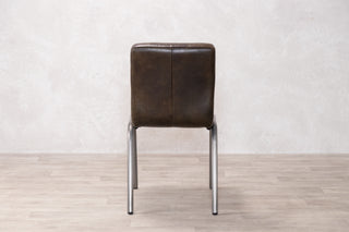 Jenson Distressed Leather Dining Chairs