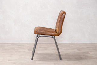 Jenson Distressed Leather Dining Chairs
