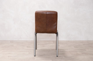 Jenson Distressed Leather Dining Chairs