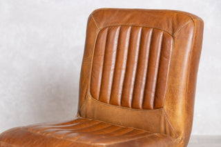 Jenson Distressed Leather Dining Chairs