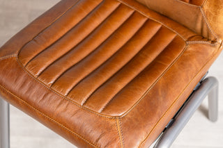 Jenson Distressed Leather Dining Chairs