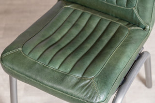 Jenson Distressed Leather Dining Chairs