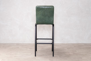 Jenson Distressed Leather Bar Stools