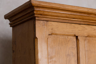 Large Victorian Antique Solid Pine Housekeepers Cupboard