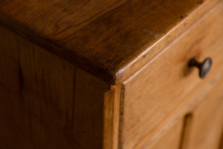 Large Victorian Antique Solid Pine Housekeepers Cupboard