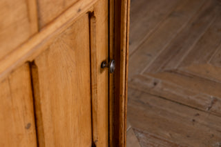 Large Victorian Antique Solid Pine Housekeepers Cupboard