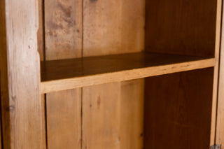 Large Victorian Antique Solid Pine Housekeepers Cupboard