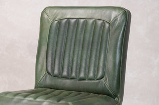 Jenson Distressed Leather Bar Stools