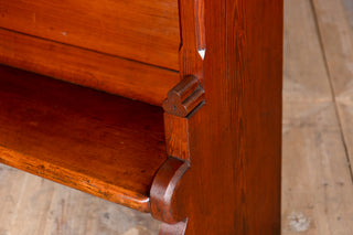 Gothic Style Pitch Pine 150cm Church Pew Hall Seat