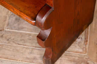 Gothic Style Pitch Pine 150cm Church Pew Hall Seat