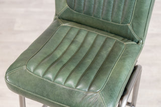 Jenson Distressed Leather Bar Stools