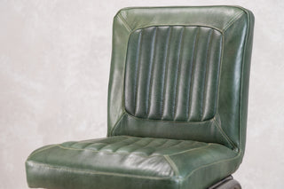 Jenson Distressed Leather Bar Stools