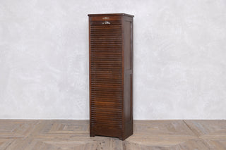 Vintage Tambour Front Filing Cabinet