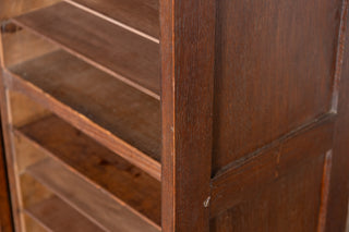 Vintage Tambour Front Filing Cabinet
