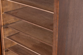 Vintage Tambour Front Filing Cabinet
