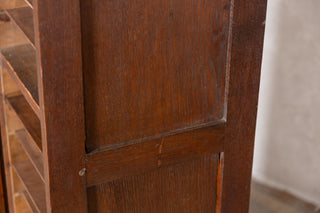 Vintage Tambour Front Filing Cabinet