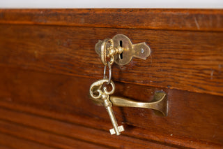 Vintage Cupboard with Tambour Door