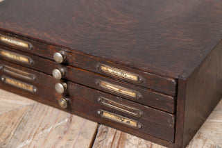 Vintage 1920’s Coin Collection Filing Drawers
