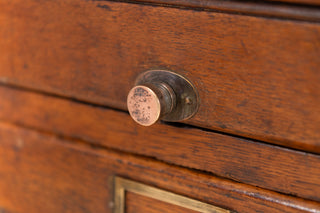 1930’s Vintage Oak Filing Cabinet
